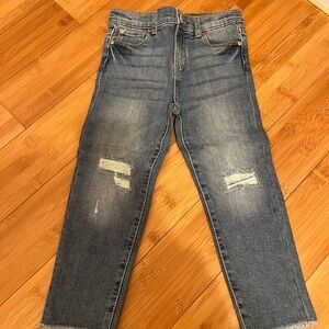 Toddler Blue Distressed Jeans